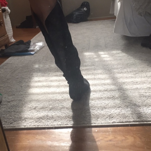 Slouchy OTK Boots - Picture 4 of 8